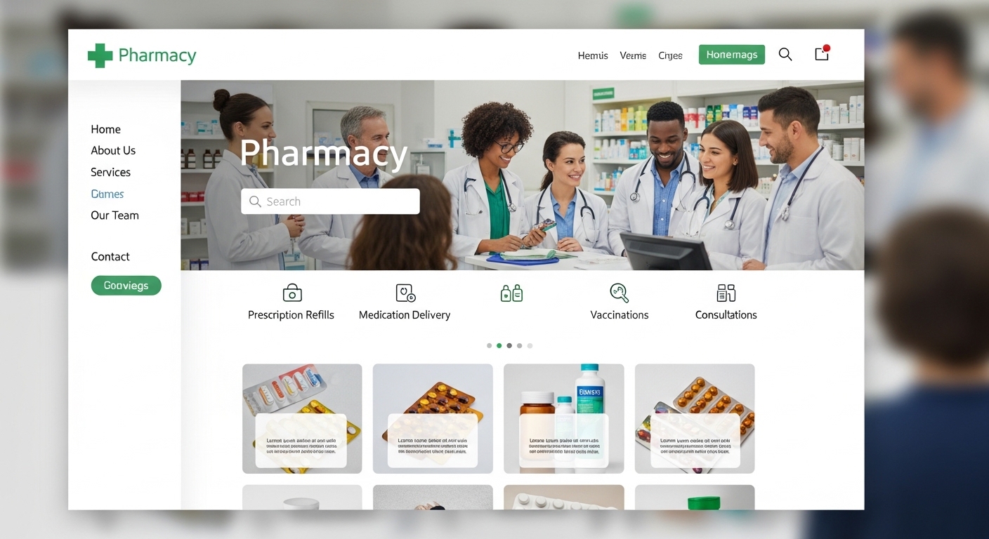 SITE PARA FARMÁCIAS