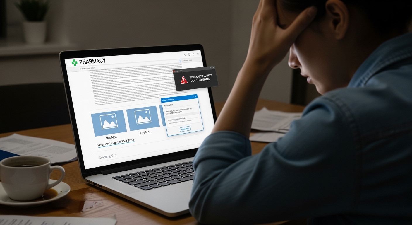 ERROS EM SITES DE FARMÁCIAS QUE AFASTAM CLIENTES
