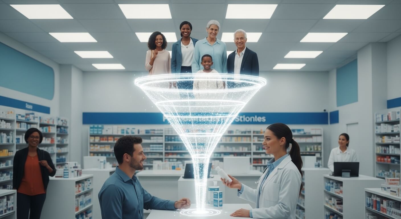 funil para farmacias